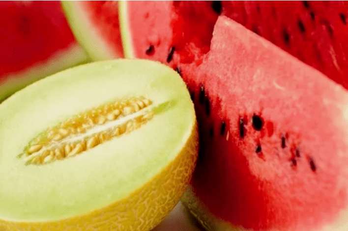 Régime de melon à la pastèque
