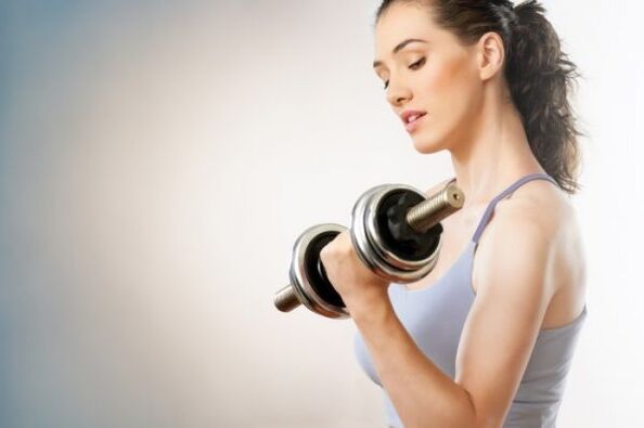 La fille proie du sport
